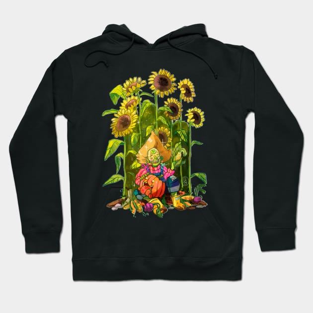 Day in the barn Hoodie by Luunobreart